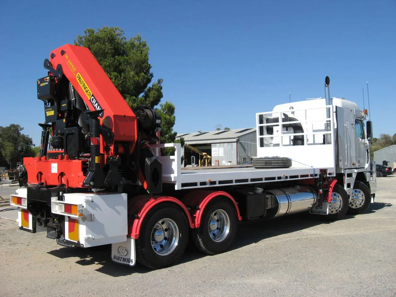 Hiab truck crane